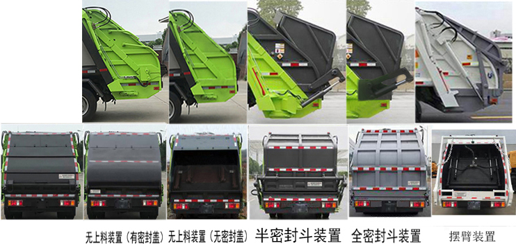 帝王環衛牌HDW5082ZYSQL6型壓縮式垃圾車